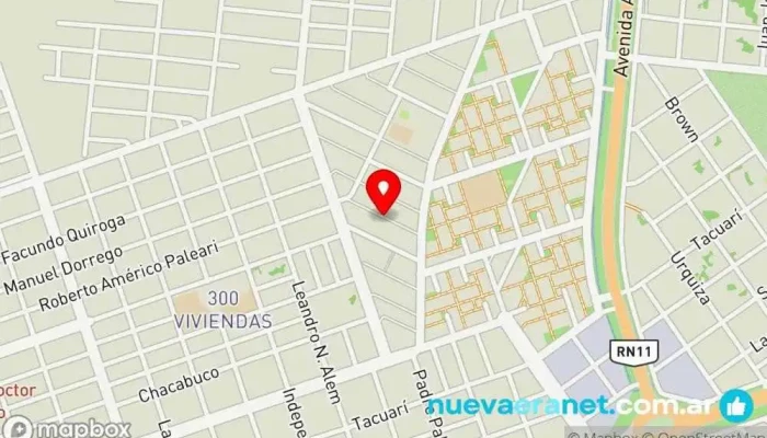 mapa de Dulces Nathalia Pastelería en Clorinda