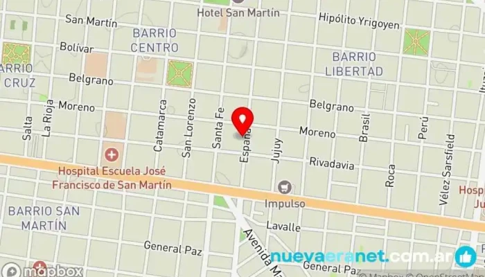 mapa de Dulces Sabores de Vero Panadería en CIX