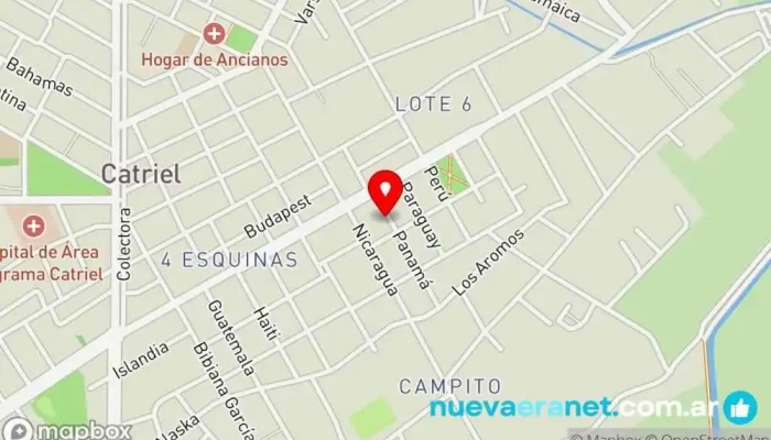 mapa de Dulces victoria Pastelería en Catriel