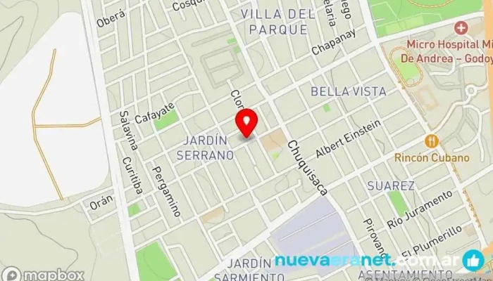 mapa de DULZURA ARTESANAL Pastelería en Godoy Cruz