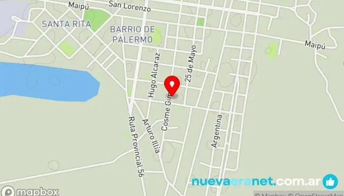 mapa de Dulzura Panadería en Las Palmas