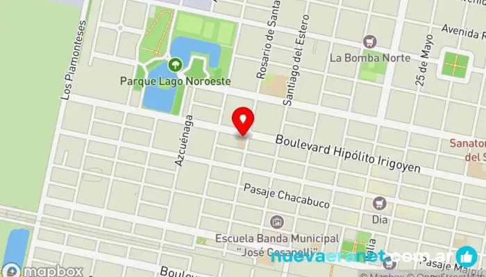 mapa de Dulzura Repostería Tienda de alimentación en Marcos Juárez