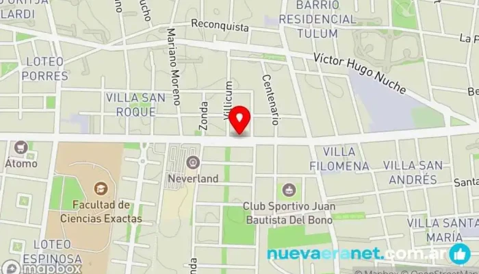 mapa de Dulzuras de Mami Panadería en Rivadavia