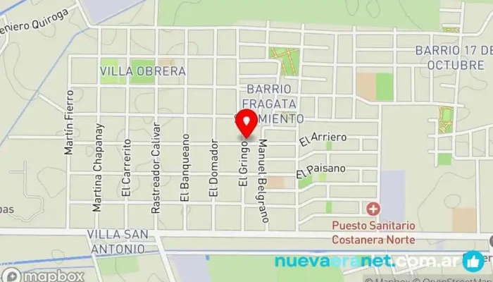 mapa de Dyva Panadería en Chimbas