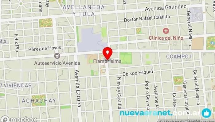 mapa de E + E Suministro y fabricación de alimentos, Pastelería en San Fernando del Valle de Catamarca