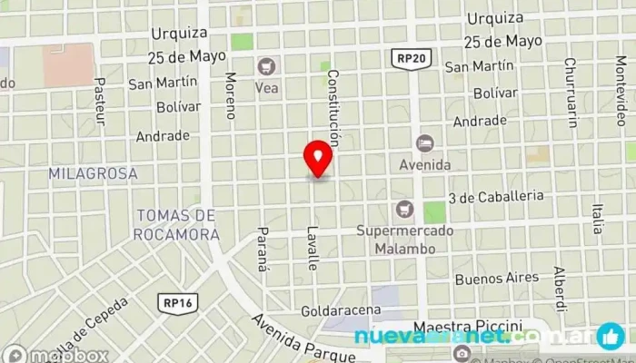mapa de Edg Remates Tasador en Gualeguaychú