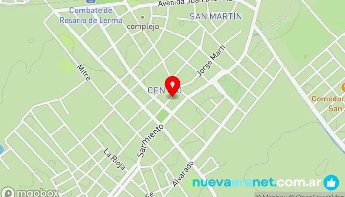 mapa de El 10 Drugstore Pastelería en Rosario de Lerma