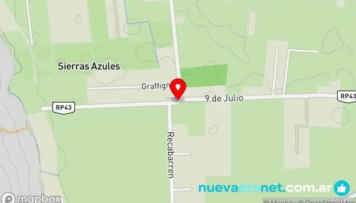 mapa de El Alba Restaurante en Zonda