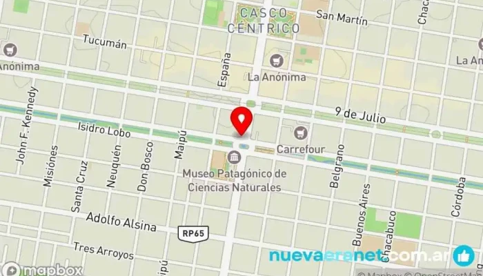 mapa de El Café de Mónica Cafetería en Gral. Roca
