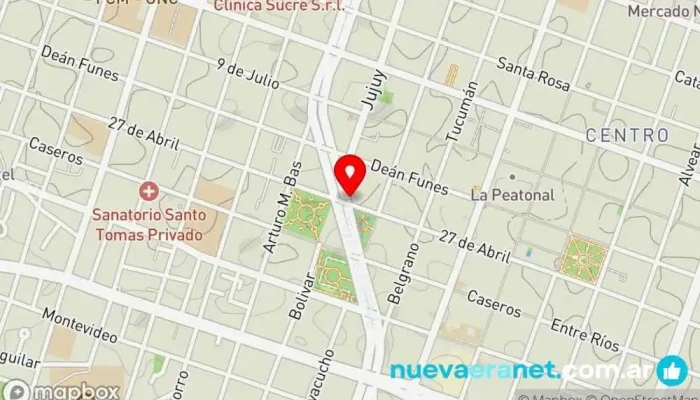 mapa de El Deleite Panaderías Panadería en Córdoba