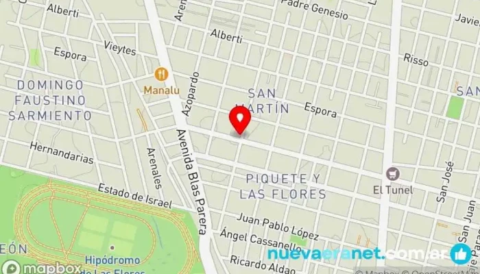 mapa de El Eden Panadería, Pastelería en BEZ