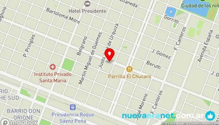 mapa de El gran remate Casa hogar Tienda de muebles en Sáenz Peña