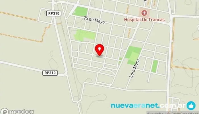 mapa de El Gringuito Kiosco en Trancas