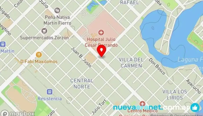 mapa de El Horno Panadería Panadería en Resistencia