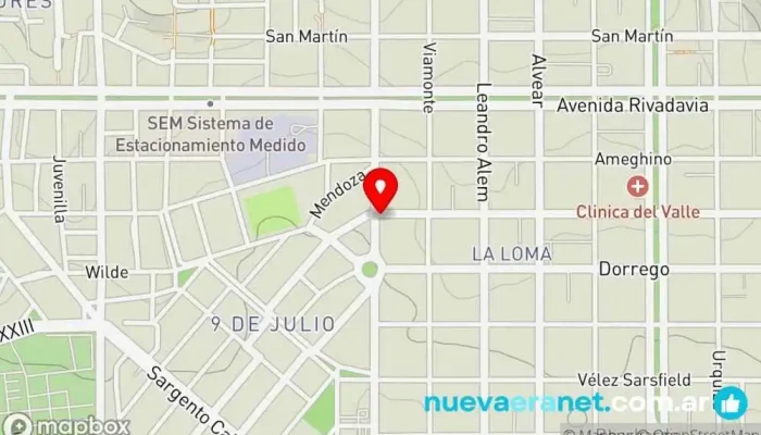 mapa de El Mago Lito Panadería en Comodoro Rivadavia