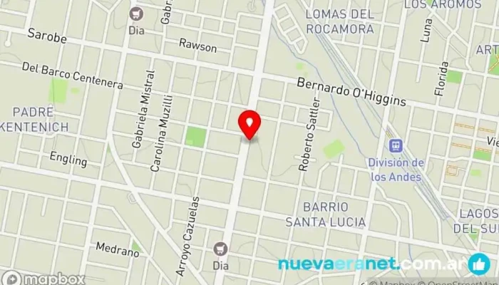 mapa de El Molino Panadería en Paraná