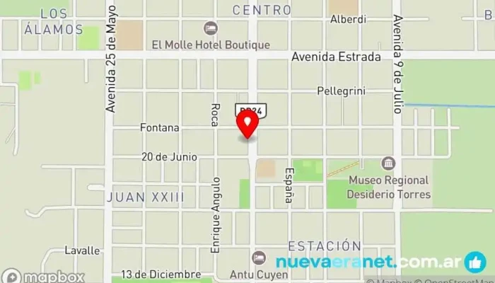 mapa de El Molino Panadería en Sarmiento