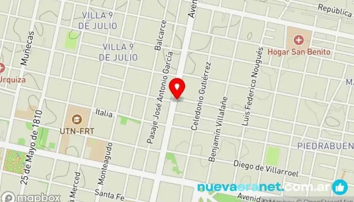 mapa de El Mundo Panaderías Panadería en San Miguel de Tucumán