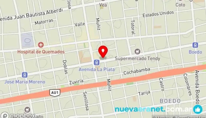 mapa de El Obrador Panadería en Cdad. Autónoma de Buenos Aires
