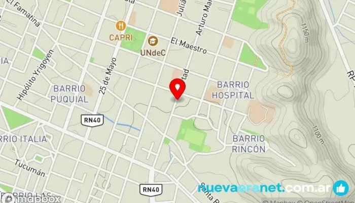 mapa de EL OBRADOR Panadería en Chilecito