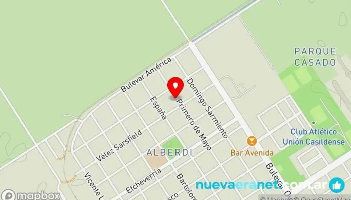 mapa de El pan de cada Día Panadería en Casilda