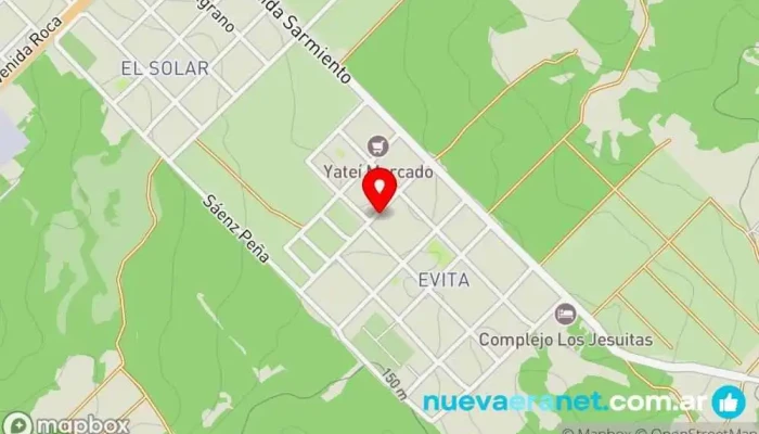 mapa de EL PAN DE CADA DIA panaderia y confitería Panadería en San Ignacio