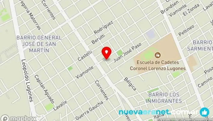 mapa de El pan nuestro Panadería, Tienda de fiambres, Supermercado en Santiago del Estero