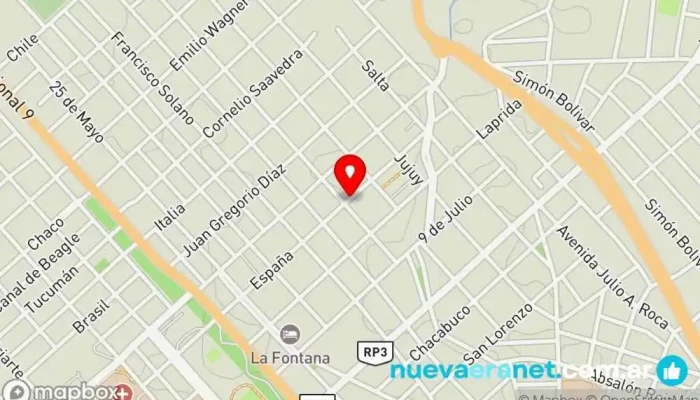 mapa de El Perrito Pescador Tienda de artículos de pesca en Termas de Río Hondo