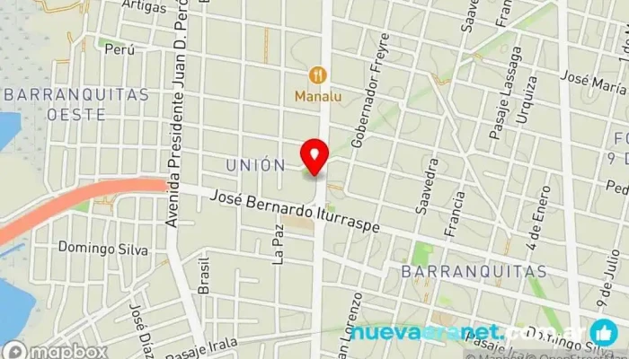 mapa de El Porvenir Panaderia Y Confiteria Panadería, Pastelería en S3002DNH