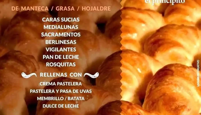 El Principito Panaderia -  Carta - Concordia