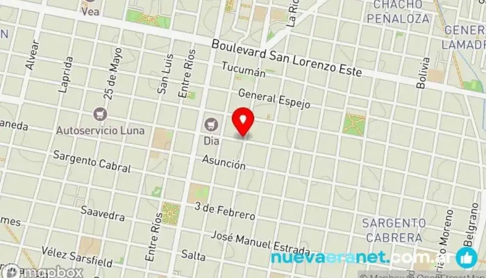 mapa de El Principito Panaderia Panadería en Concordia