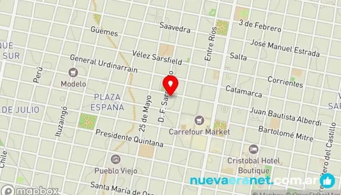 mapa de El Principito Panaderia y Cafeteria Panadería en Concordia