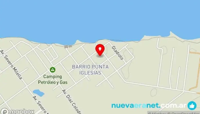mapa de El Refugio del Pescador. @el_refugiodelpescador Complejo hotelero en Paso de la Patria