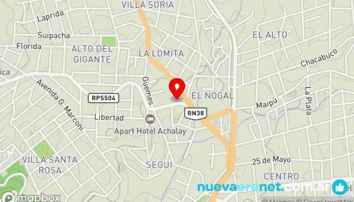 mapa de El rey de piedra construcción y multiservicios Constructor en La Falda