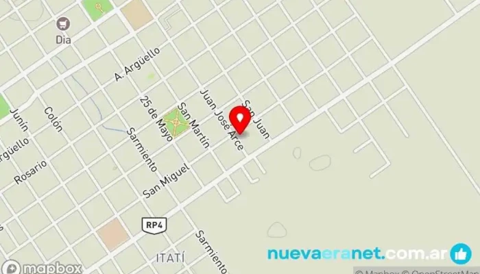 mapa de El Rey del Ganado Carnicería en San Luis del Palmar