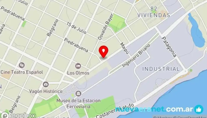 mapa de El Rural Tienda de alimentación en Puerto Deseado