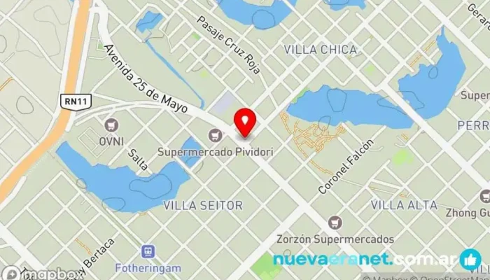 mapa de El tambo Panadería en Resistencia