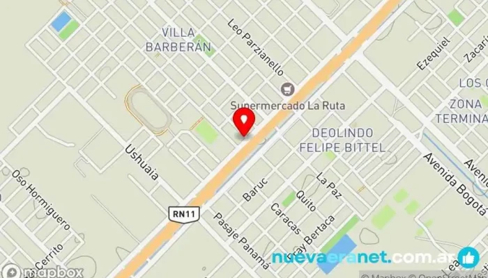 mapa de El Tambo Panadería en Resistencia