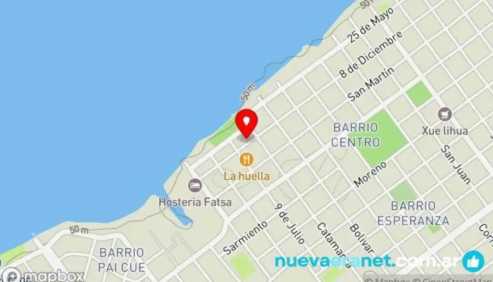 mapa de El Tigre del Paraná Panadería, Pastelería en Paso de la Patria