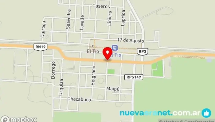 mapa de El Tío  en El Tío