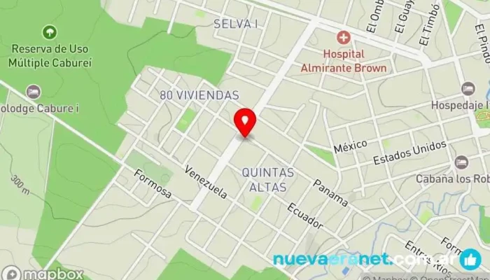 mapa de El Trigal panadería y confiteria Panadería en Cmte. Andresito