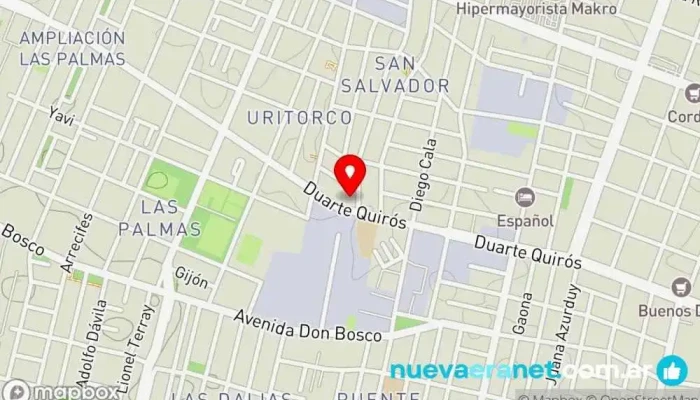 mapa de EL VERGEL – ᴘᴀɴᴀᴅᴇʀíᴀ ᴀʀᴛᴇꜱᴀɴᴀʟ Panadería en Córdoba