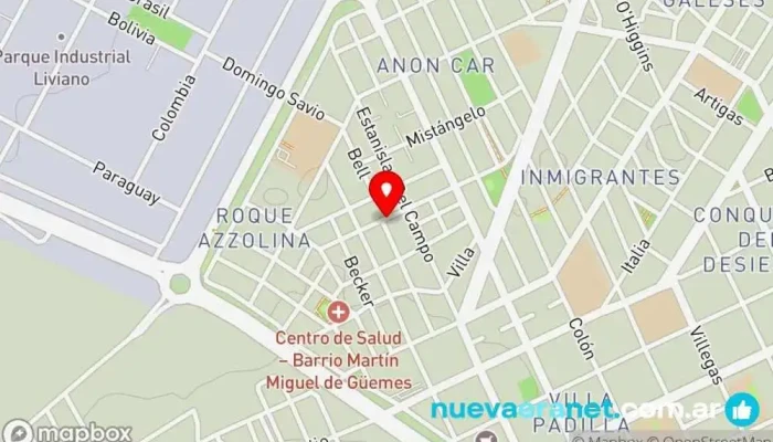 mapa de Elaboraciones Emmanuel Panadería en Puerto Madryn