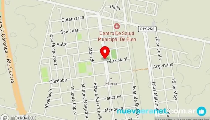 mapa de Elena  en Elena