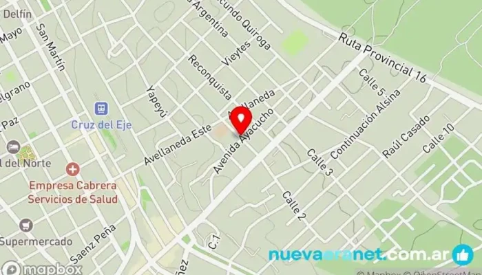 mapa de Ely Dulce Y Ricoo Pastelería en Cruz del Eje