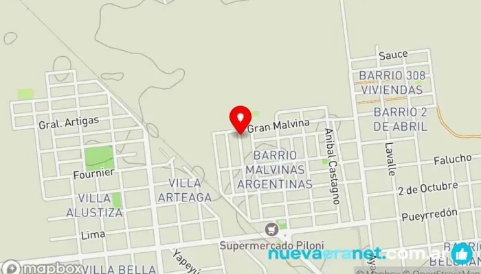 mapa de Encantos Lenceria Tienda de ropa en Monte Caseros