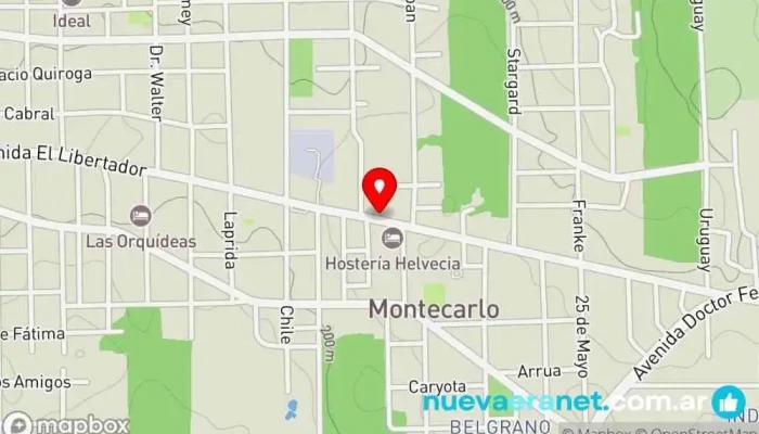 mapa de Endulzame el día Pastelería Artesanal Pastelería en Montecarlo