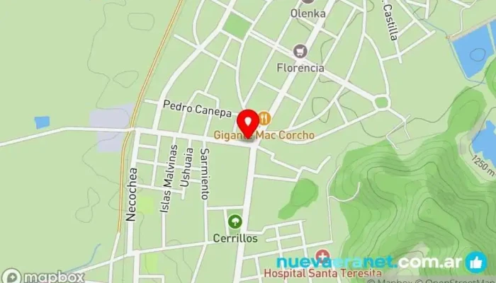 mapa de Endulzandote Pasteleria De Magali Aguilera Pastelería en AOA