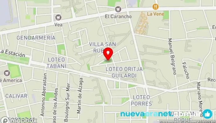 mapa de Enigma Closeth Tienda de ropa en Rivadavia