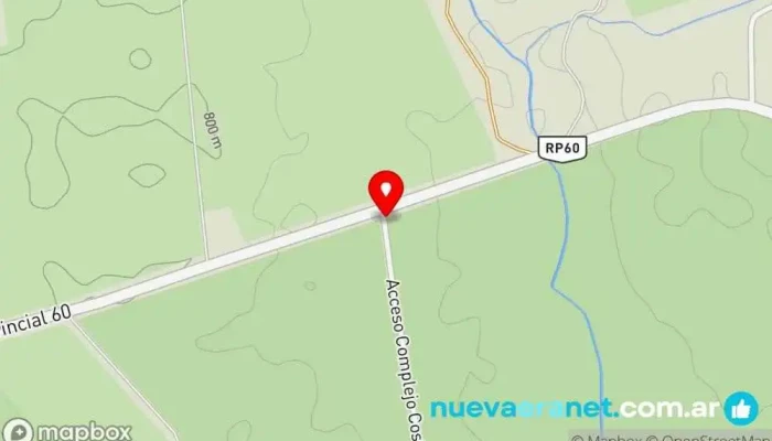 mapa de Entrada Club Costa del Lago Parque infantil en Ullúm